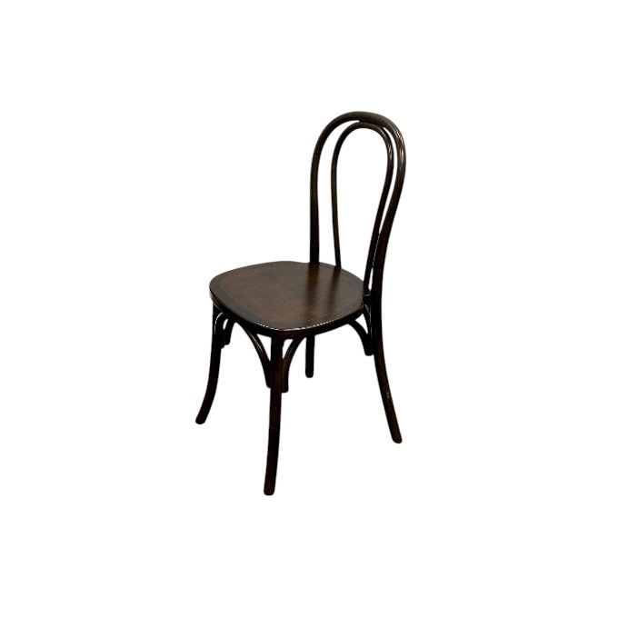 Dark Bentwood Wooden Chair