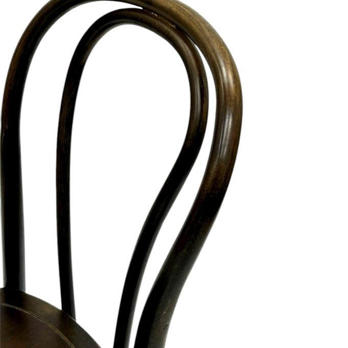 Dark Bentwood Wooden Chair