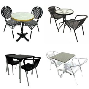 2 Chair Cafe Furniture Sets