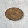 BE-9046R Round Table Top 6 Dark Oak Effect Tops