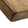 BE-9046S Square Table 3 Dark Oak Effect Table Tops