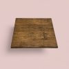 BE-9046S Square Table 6 Dark Oak Effect Table Tops