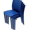 GS-SL088 Blue Stacking Chair 11 Blue Plastic Stacking Chairs