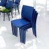 GS-SL088 Chair X4 Blue Plastic Stacking Chairs