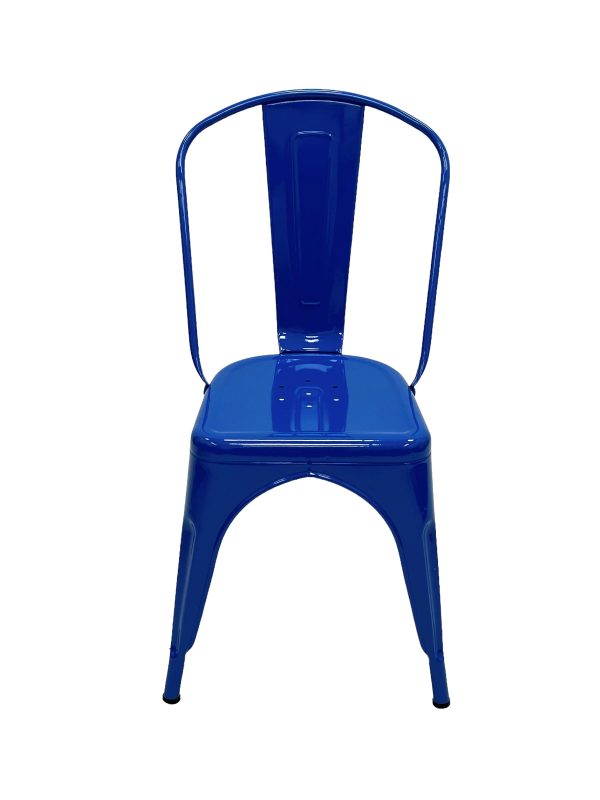 Blue Tolix Style Chairs