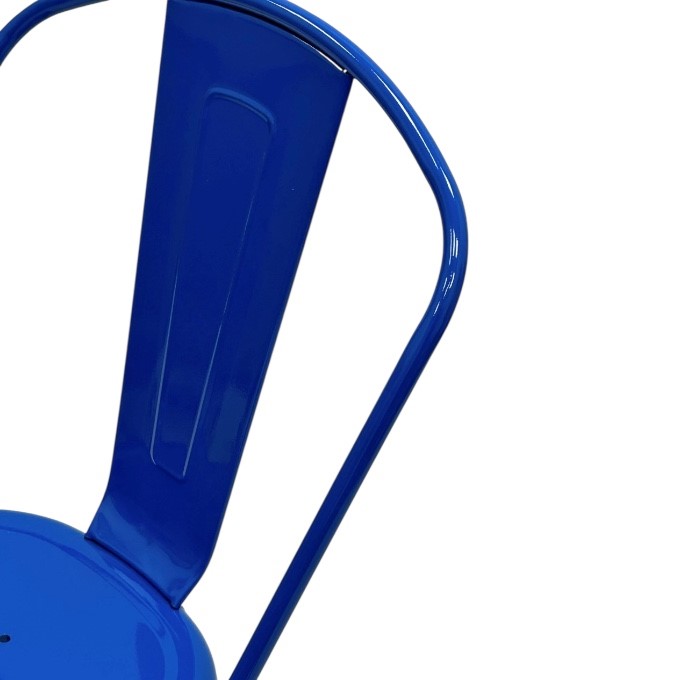 Blue Tolix Style Chairs Blue Tolix Style Chairs