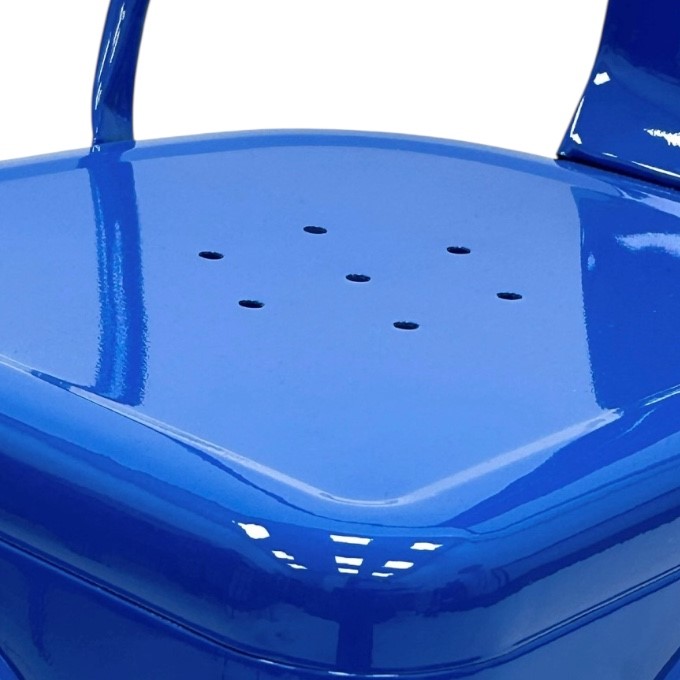 Blue Tolix Style Chairs Blue Tolix Style Chairs