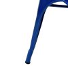 Blue Tolix Style Chairs Blue Tolix Style Chairs