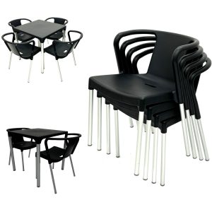 Plastic Cafe Furniture Sets