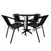 GS-N8TR37X4 3 Outdoor Cafe Furniture Set