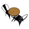 GS-N8TTC4X2 2 Tolix Bistro Furniture Set