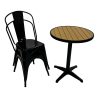 GS-N8TTC4X2 4 Tolix Bistro Furniture Set