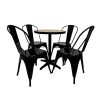 GS-N8TTC4X4 3 Tolix Bistro Dining Furniture
