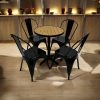 GS-N8TTC4X4 Set Tolix Bistro Dining Furniture