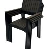 BE-H2CC Chair 9 Deluxe Garden Stacking Chairs