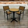 BE-H2CTX2 Set B Deluxe Stacking Chairs & 1 Pedestal Table