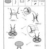 BE-H2T Instructions Brown Garden Dining Table