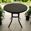 BE-H2T Table Round Brown Garden Dining Table