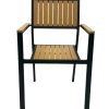 H-2C T Chair 3 Deluxe Stacking Garden Chairs
