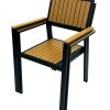 H-2C T Chair 8 Deluxe Stacking Garden Chairs