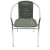 SC-020G 3 Grey Rattan Bistro Chairs