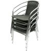 SC-020G 9 Grey Rattan Bistro Chairs