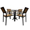 BE-H2CCX4 Set 3 Outdoor Dining Set for Four