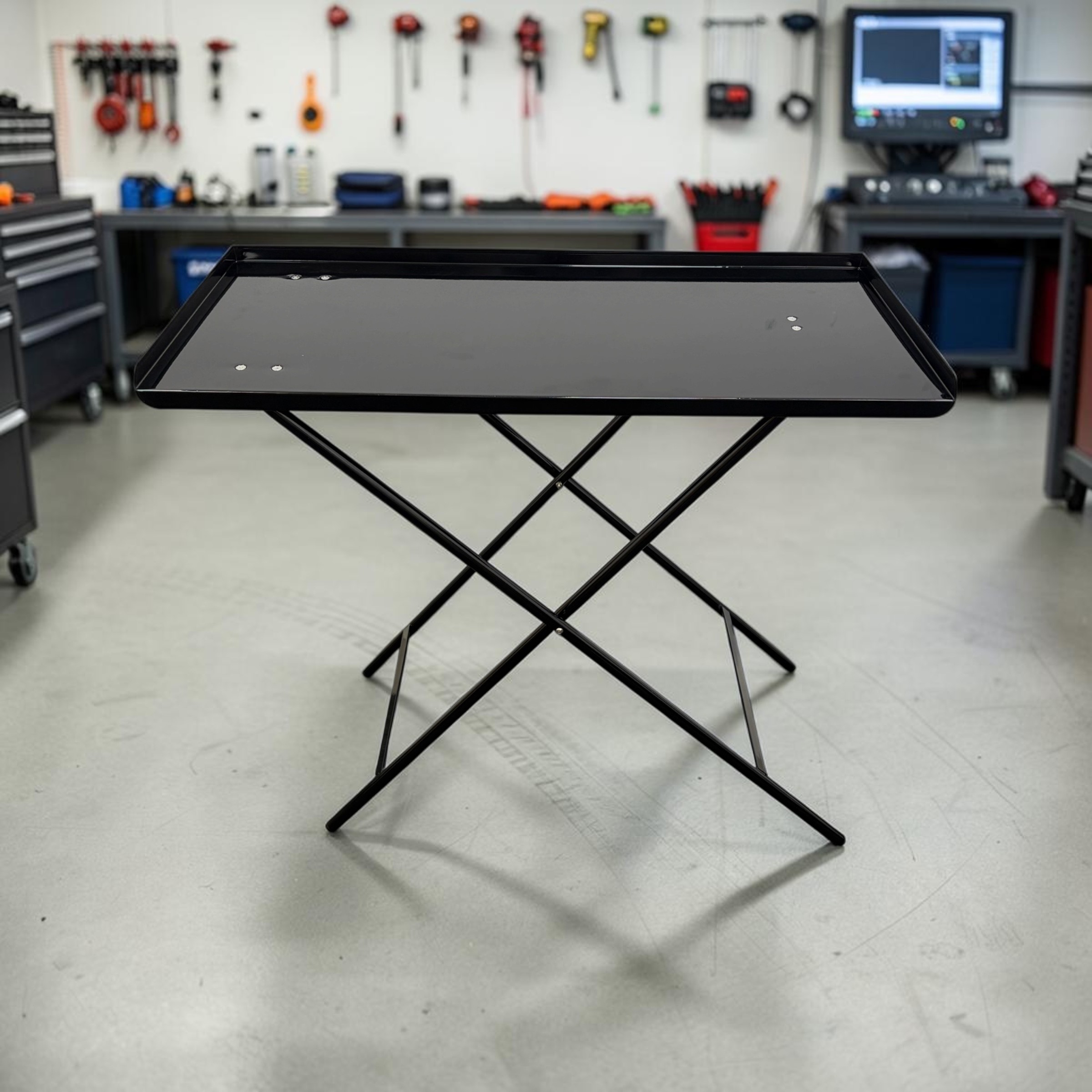 Black Folding Paddock Table Black Folding Paddock Table - BE Furniture Sales