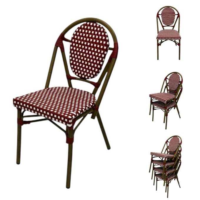 Red Paris Bistro Chairs Red Paris Bistro Chairs