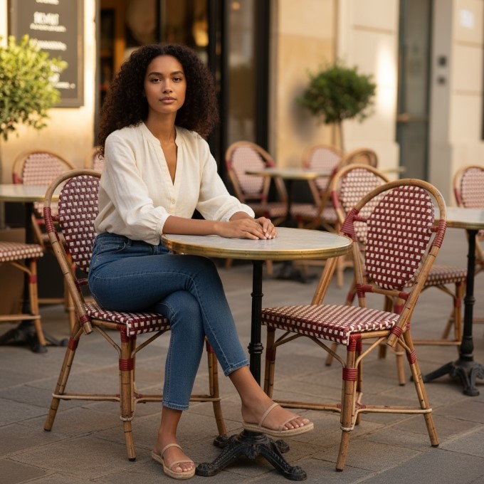 Red Paris Bistro Set Red Paris Bistro Set