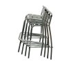 Aluminium Stacking Bar Stools Aluminium Stacking Bar Stools