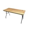 5ft Varnished Wooden Table 5ft Varnished Wooden Table