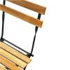 Folding Wooden Garden Bistro Set Folding Wooden Garden Bistro Set