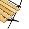 Folding Wooden Garden Bistro Set Folding Wooden Garden Bistro Set