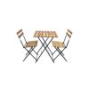Folding Wooden Garden Bistro Set Folding Wooden Garden Bistro Set