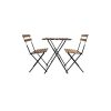 Folding Wooden Garden Bistro Set Folding Wooden Garden Bistro Set