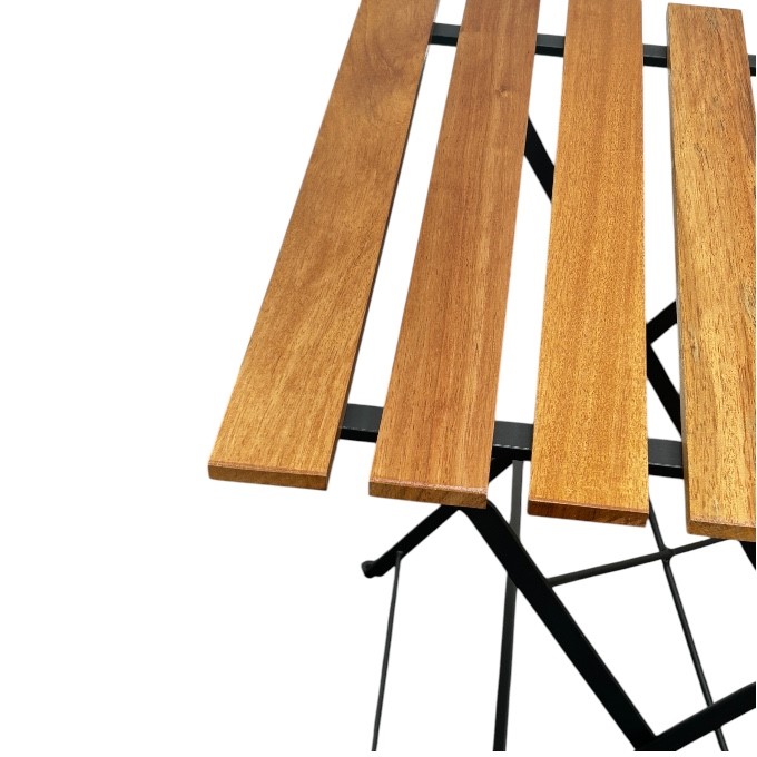 Folding Wooden Garden Bistro Set