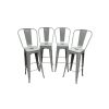 Grey Metal Tolix Counter Stools Grey Metal Tolix Counter Stools