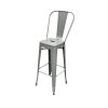 Grey Metal Tolix Counter Stools Grey Metal Tolix Counter Stools