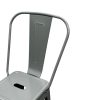 Grey Metal Tolix Counter Stools Grey Metal Tolix Counter Stools