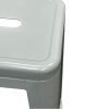 Grey Metal Tolix Bar Stools Grey Metal Tolix Bar Stools