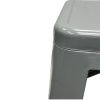 Grey Metal Tolix Bar Stools Grey Metal Tolix Bar Stools
