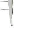 Grey Metal Tolix Bar Stools Grey Metal Tolix Bar Stools