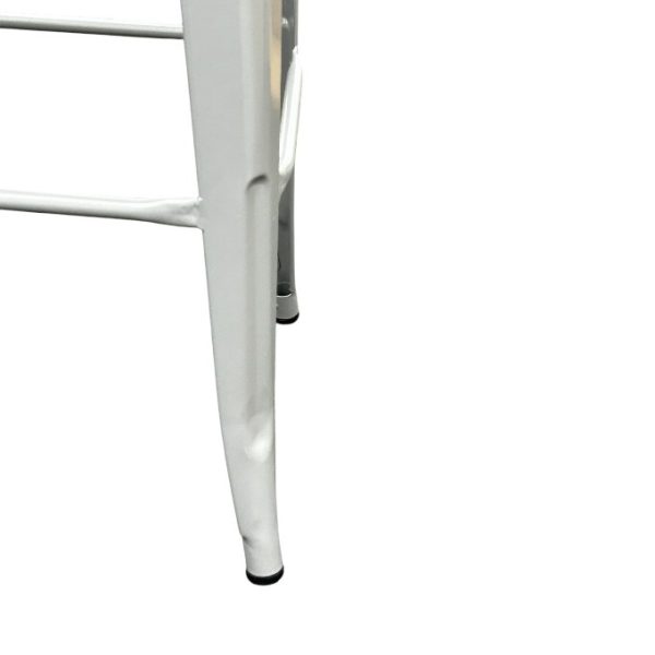 Grey Metal Tolix Bar Stools