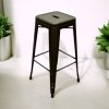 Bronze Metal Tolix Stools Bronze Metal Tolix Stools - BE Furniture Sales