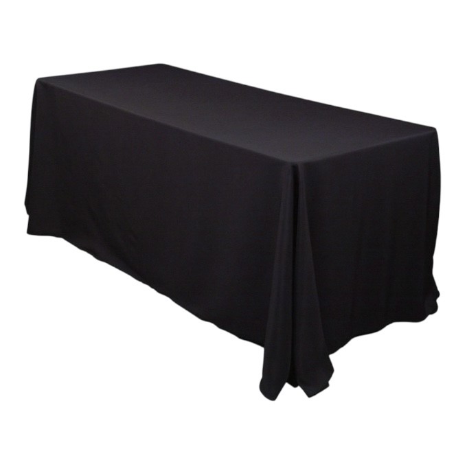 Black 70 x 108 Tablecloth