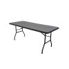 Black Plastic Catering Table Black Plastic Catering Table