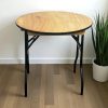 2ft6 Varnished Round Table 2ft6 Varnished Round Table - BE Furniture Sales