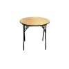 2ft6 Varnished Round Table 2ft6 Varnished Round Table