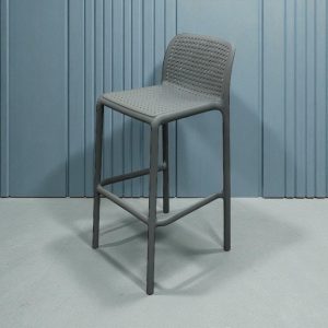 Grey Stacking Bar Stools - BE Furniture Sales